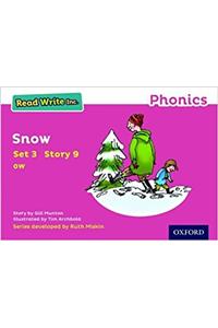 Read Write Inc. Phonics: Pink Set 3 Storybook 9 Snow