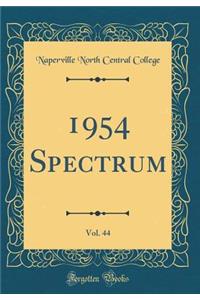 1954 Spectrum, Vol. 44 (Classic Reprint)