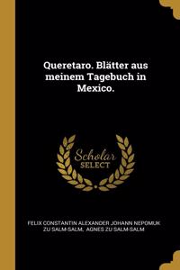 Queretaro. Blätter aus meinem Tagebuch in Mexico.