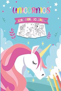 Libro para colorear niños - unicornios