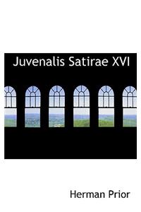 Juvenalis Satirae XVI