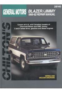 Chevrolet Blazer and Jimmy, 1969-82