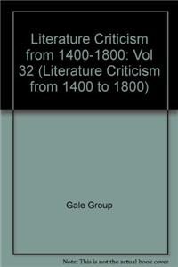Literature Criticism from 1400-1800