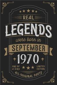 Real Legends were born in September 1970