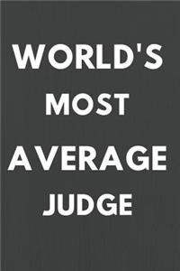 World's Most Average Judge