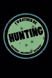I'd Rather Be Hunting Anytime Anywhere Anyway
