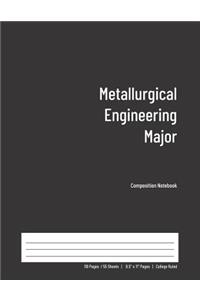 Metallurgical Engineering Major Composition Notebook