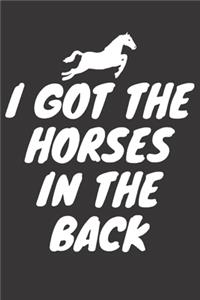 Notebook for car auto mechanic tuner and racer horses
