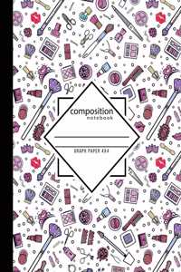 Composition Notebook Graph Paper 4x4