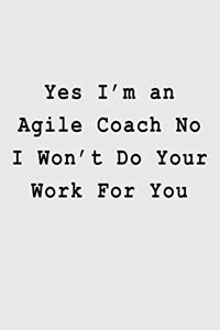 Yes I'm an Agile Coach No I Won't Do Your Work For You