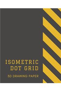 Isometric Dot Grid 3D Drawing Paper