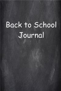 Back To School Journal Chalkboard Design Lined Journal Pages