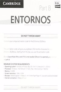 Entornos Beginning Eleteca B Activation Card