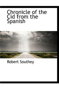 Chronicle of the Cid from the Spanish