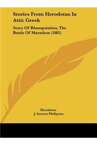 Stories from Herodotus in Attic Greek