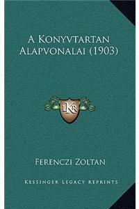 A Konyvtartan Alapvonalai (1903)