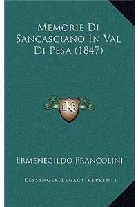 Memorie Di Sancasciano In Val Di Pesa (1847)