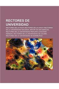 Rectores de Universidad