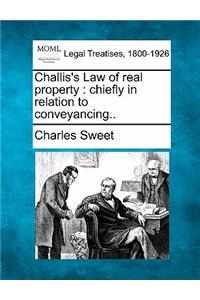 Challis's Law of real property