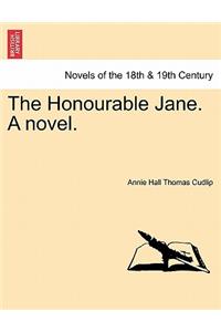 The Honourable Jane. a Novel.