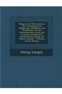 Religion Und Hexenprozess