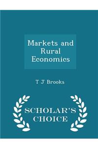Markets and Rural Economics - Scholar's Choice Edition