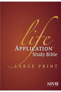 NIV Life Application Study Bible, Large Print, Indexed