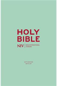 NIV Pocket Red Soft-Tone Bible with Zip