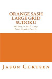 Orange Sash Large Grid Sudoku