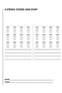4 String Chord And Staff