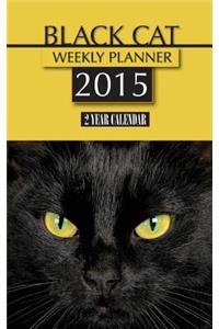 Black Cat Weekly Planner 2015