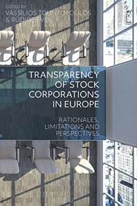 Transparency of Stock Corporations in Europe