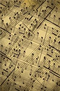 Music Writing and Note Taking Combination Journal