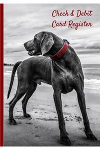 Check & Debit Card Register (BONUS Notes area/7 X 10 inches)