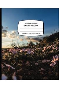 Journal Goods Sketchbook - Peaceful Field