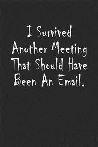 I Survived Another Meeting That Should Have Been An Email