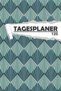 Tagesplaner Art Deco grün