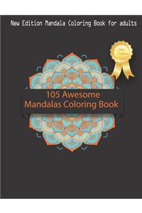 105 Awesome Mandalas Coloring Book
