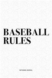 Baseball Rules