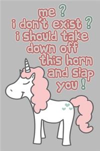 unicorn cute quote to believe for new year and merry christmas notebook gift