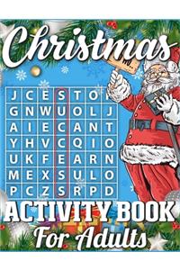 Christmas Activity Book For Adults