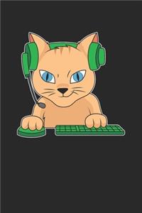 Cat Gamer Notebook - Player Journal Planner
