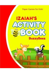 Izaiah's Activity Book