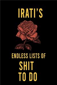 Irati's Endless Lists of Shit to do