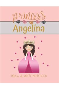Princess Angelina Draw & Write Notebook