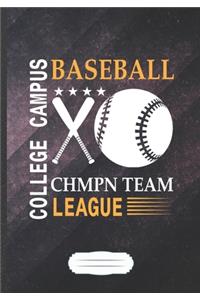 College Campus Baseball Chmpn Team League
