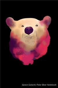 Space Galactic Polar Bear Notebook