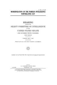 Modernization of the Foreign Intelligence Surveillance Act