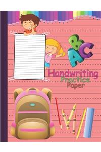 Handwriting Practice Paper-ABC kids