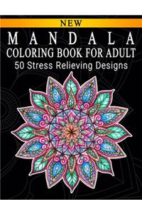 Mandala Coloring Book For Adult